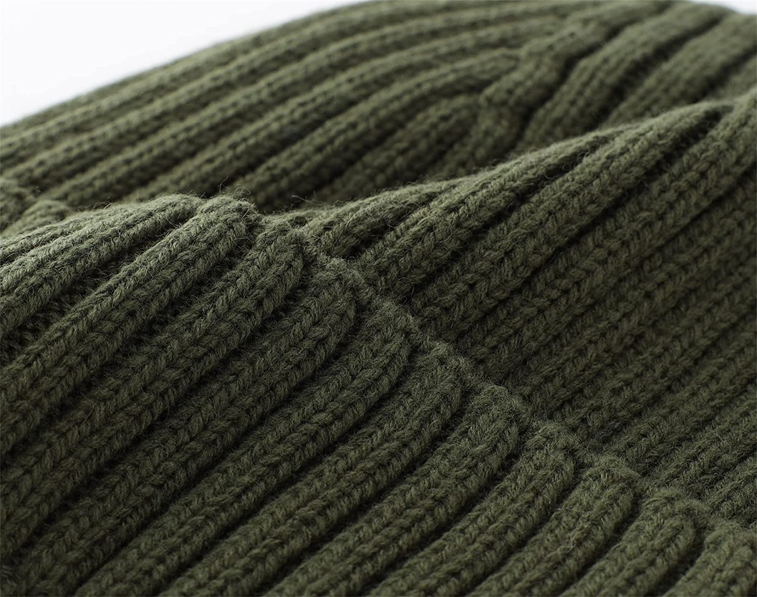Connectyle Classic Men's Warm Winter Hats Thick Knit Cuff Beanie Cap with Lining - Image 5